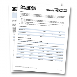 CKC Reciprocity Judge Application Fee