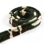 Camo Flat Snap Fur Leash by Genuine Dog